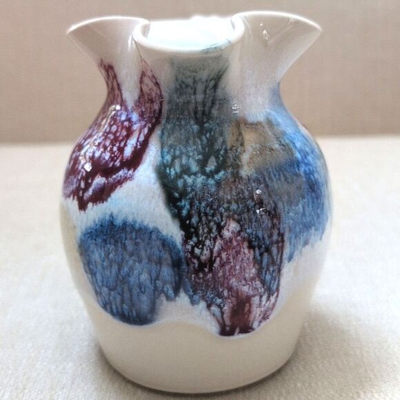 D K Clay North Carolina Stoneware Handmade Small Pitcher/Creamer Artist Signed - Picture 2 of 10